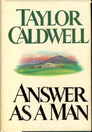 ANSWER AS A MAN BOOK CLUB EDITION