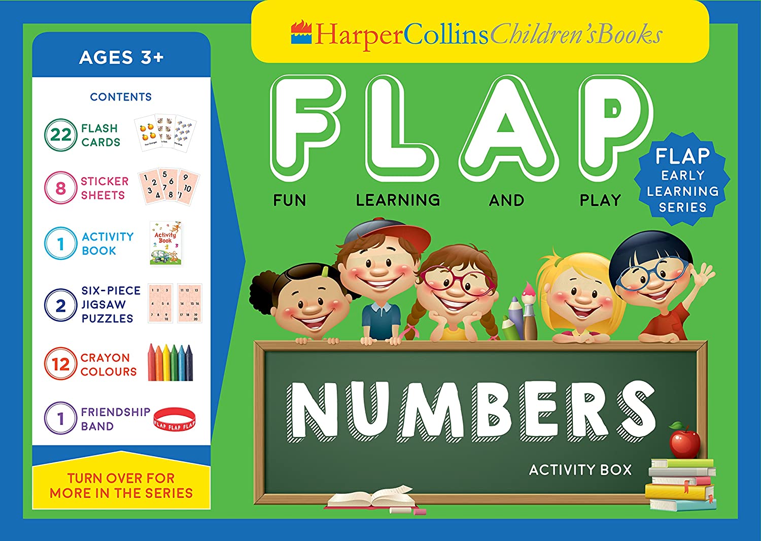 FLAP Numbers Activity Box Green Ages 3+
