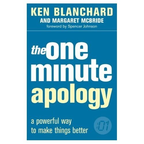 THE ONE MINUTE APOLOGY