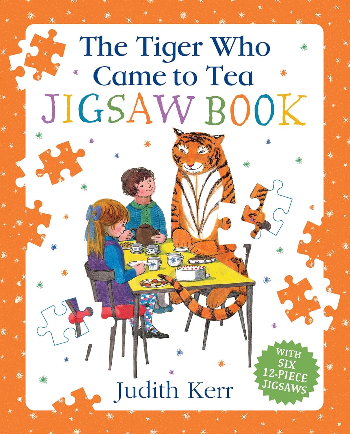 The Tiger Who Came To Tea Jigsaw Book 6 Piece Jigsaw Puzzles