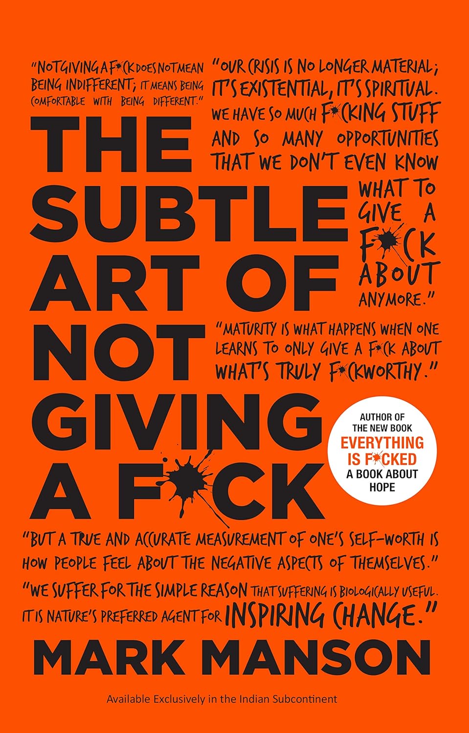 The Subtle Art of Not Giving a F*ck 