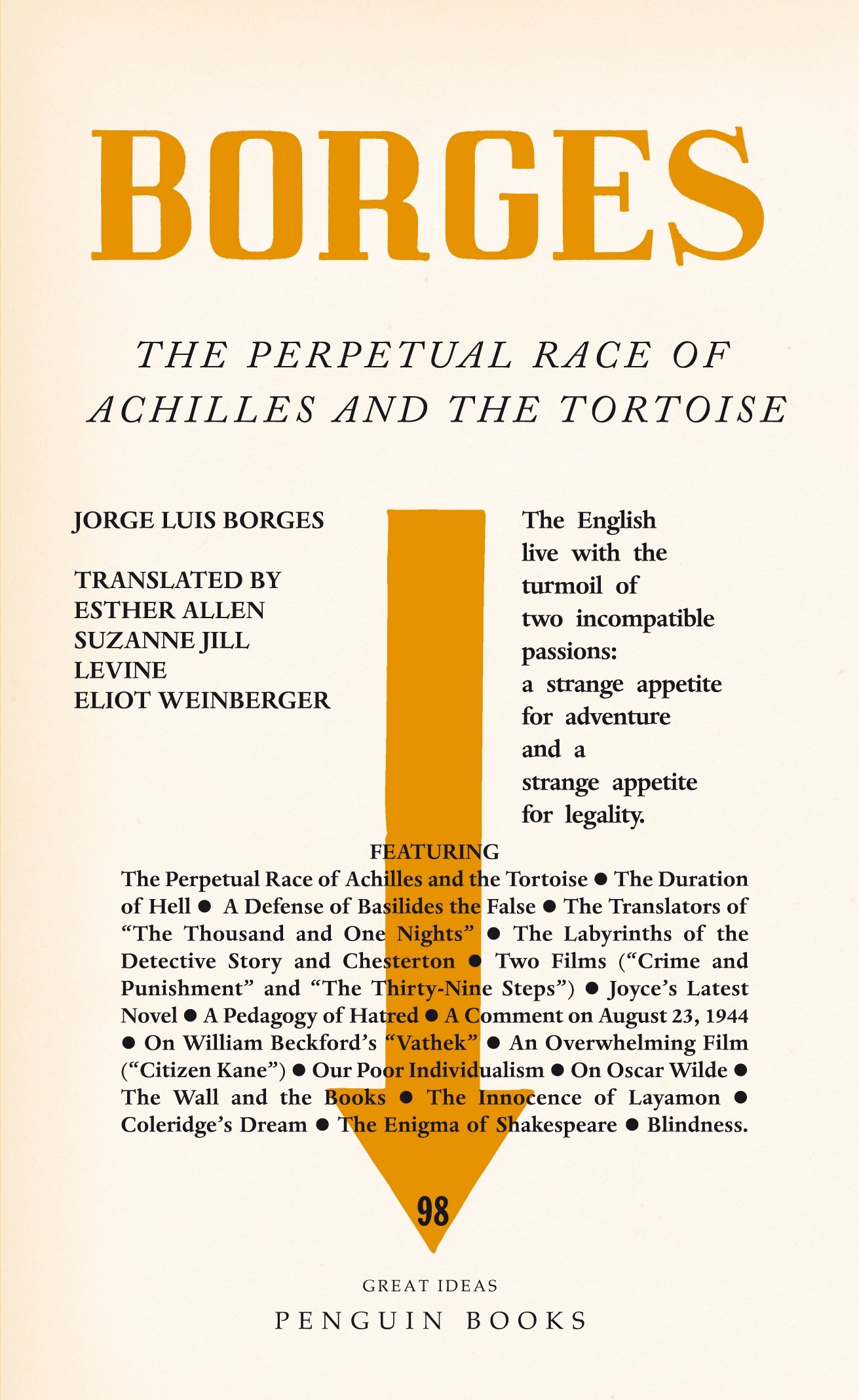 The Perpetual Race of Achilles and the Tortoise (Penguin Great Ideas)
