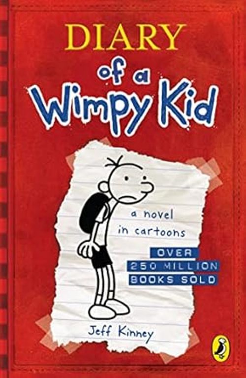 Diary Of A Wimpy Kid Book 1 Novel In Cartoon