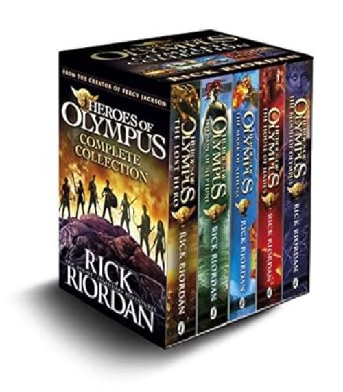 Heroes Of Olympus Complete Collection Box Set Of 5 Books