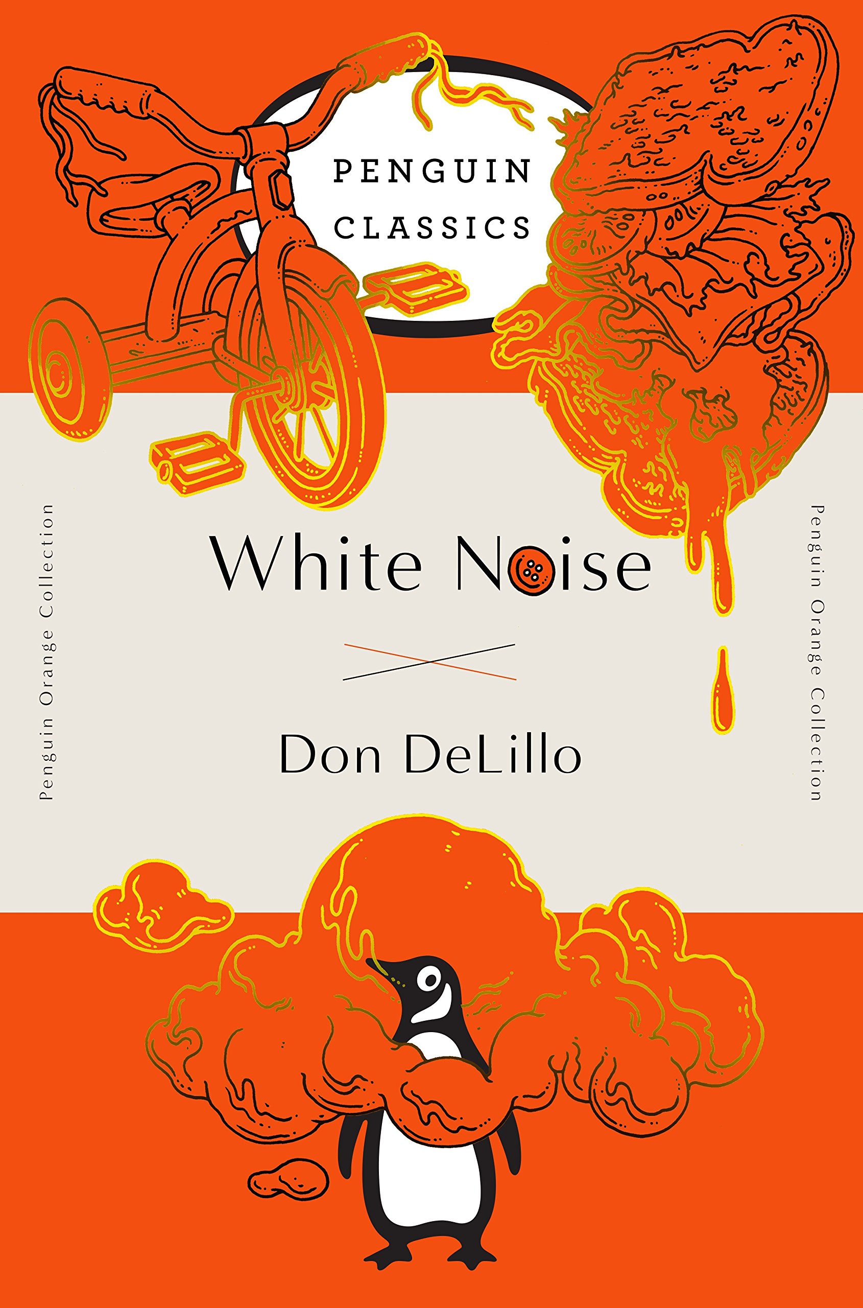 White Noise Penguin Orange Collection