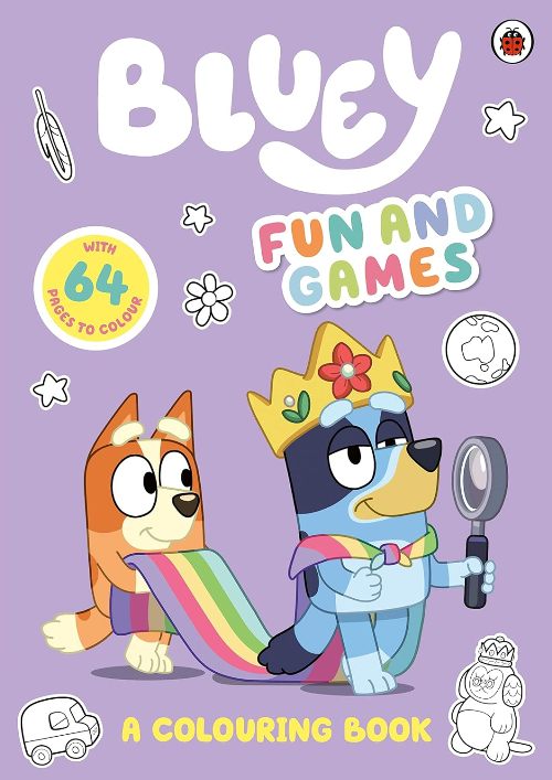Bluey Fun and Games Colouring Book