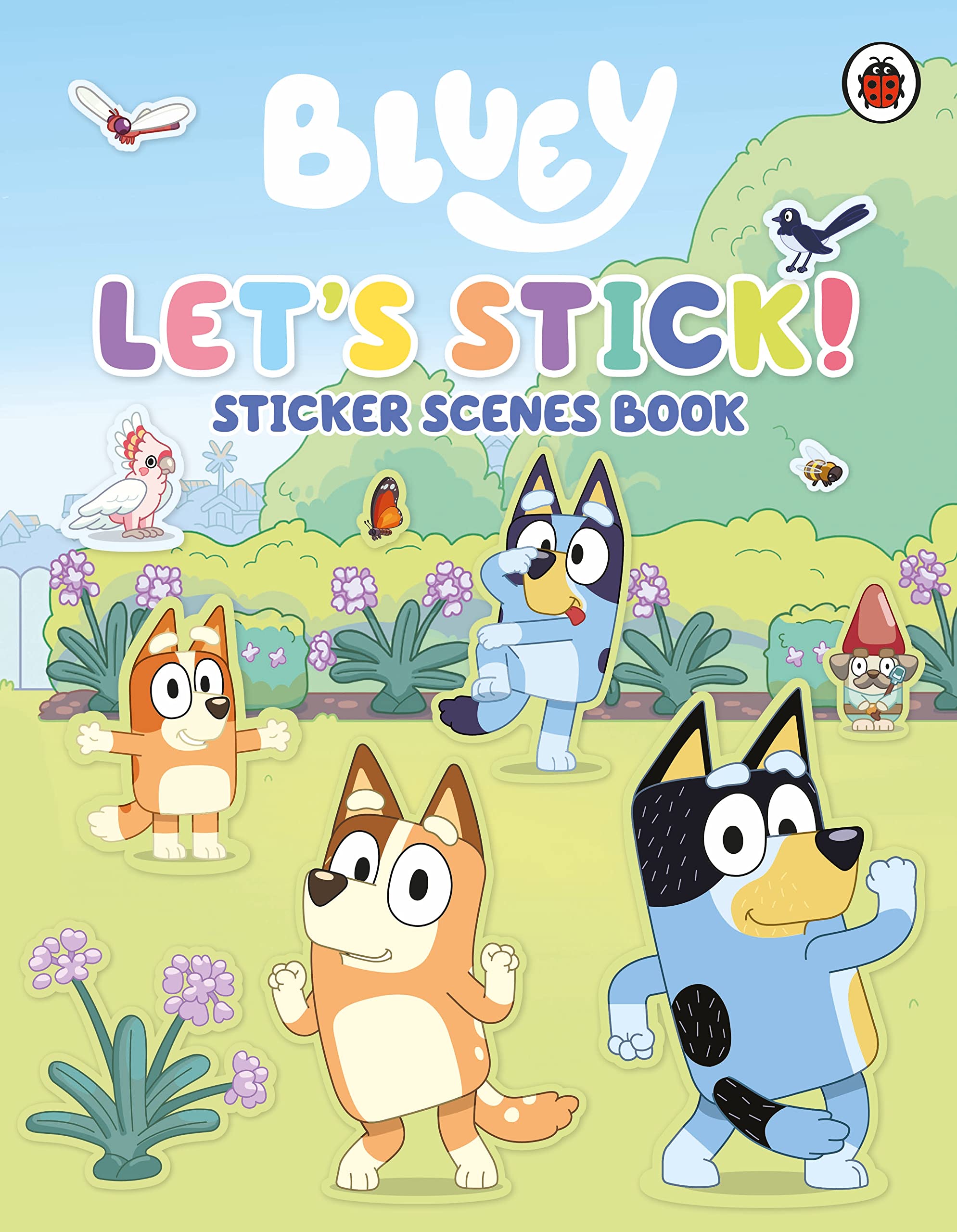 Bluey Lets Stick Sticker Scenes Book