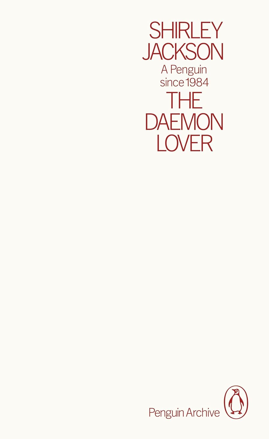 The Daemon Lover Penguin Archive Series
