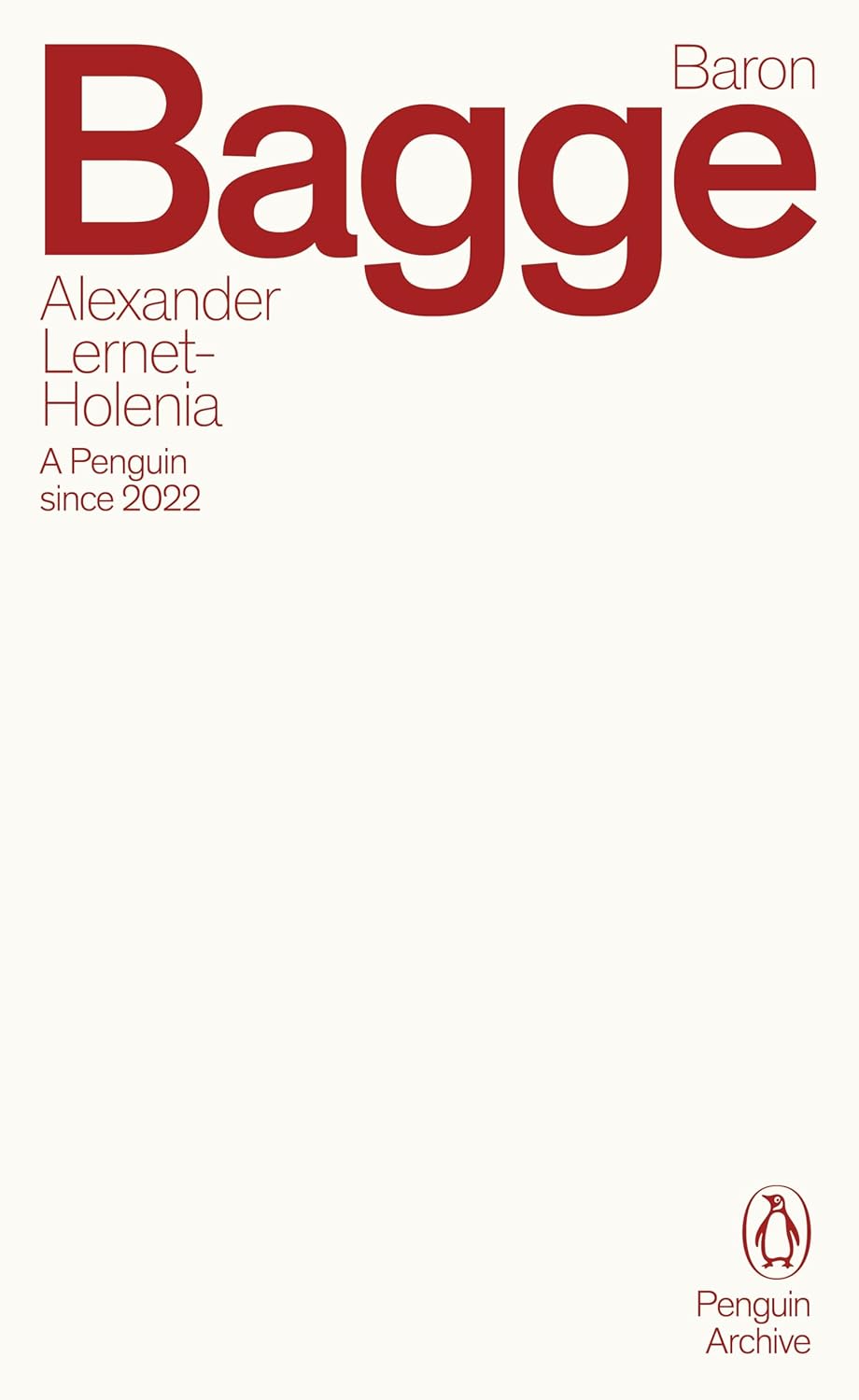Baron Bagge Penguin Archive Series