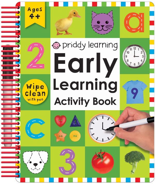 Early Learning Activity Book Wipe Clean