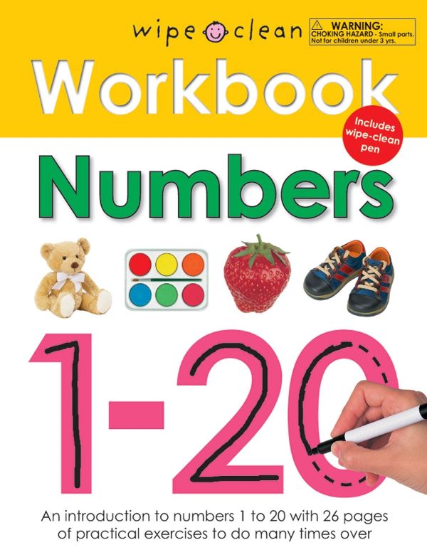 Workbook Numbers 1-20 Wipe Clean