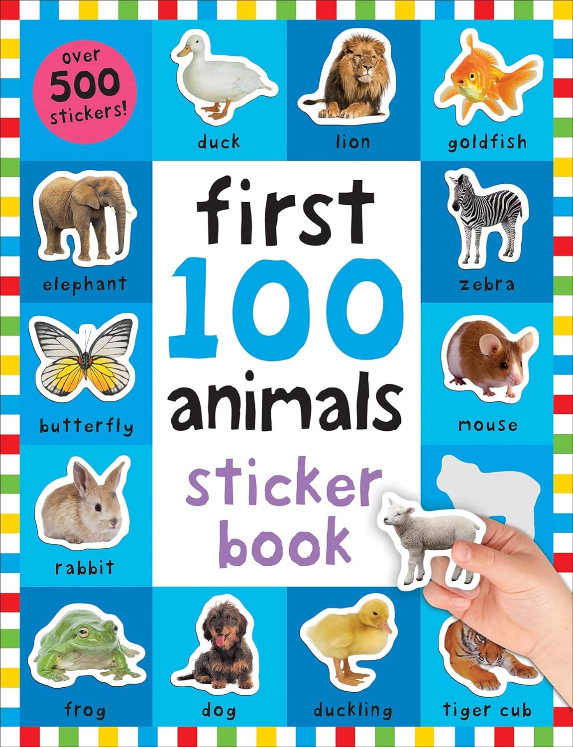 First 100 Stickers Animals Over 500 Stickers