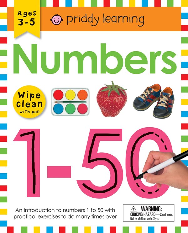 Numbers 1-50 Wipe Clean Workbook