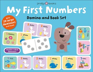My First Numbers Domino And Book Set With 28 Large Dominoes And Book