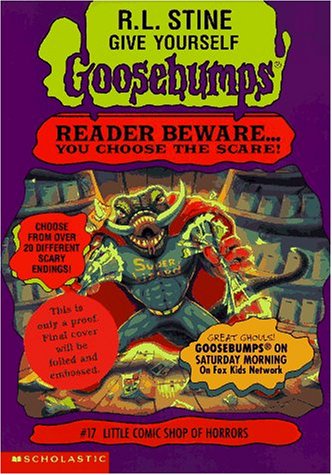 Give Yourself Goosebumps Book 17 Little Comic Shop Of Horrors