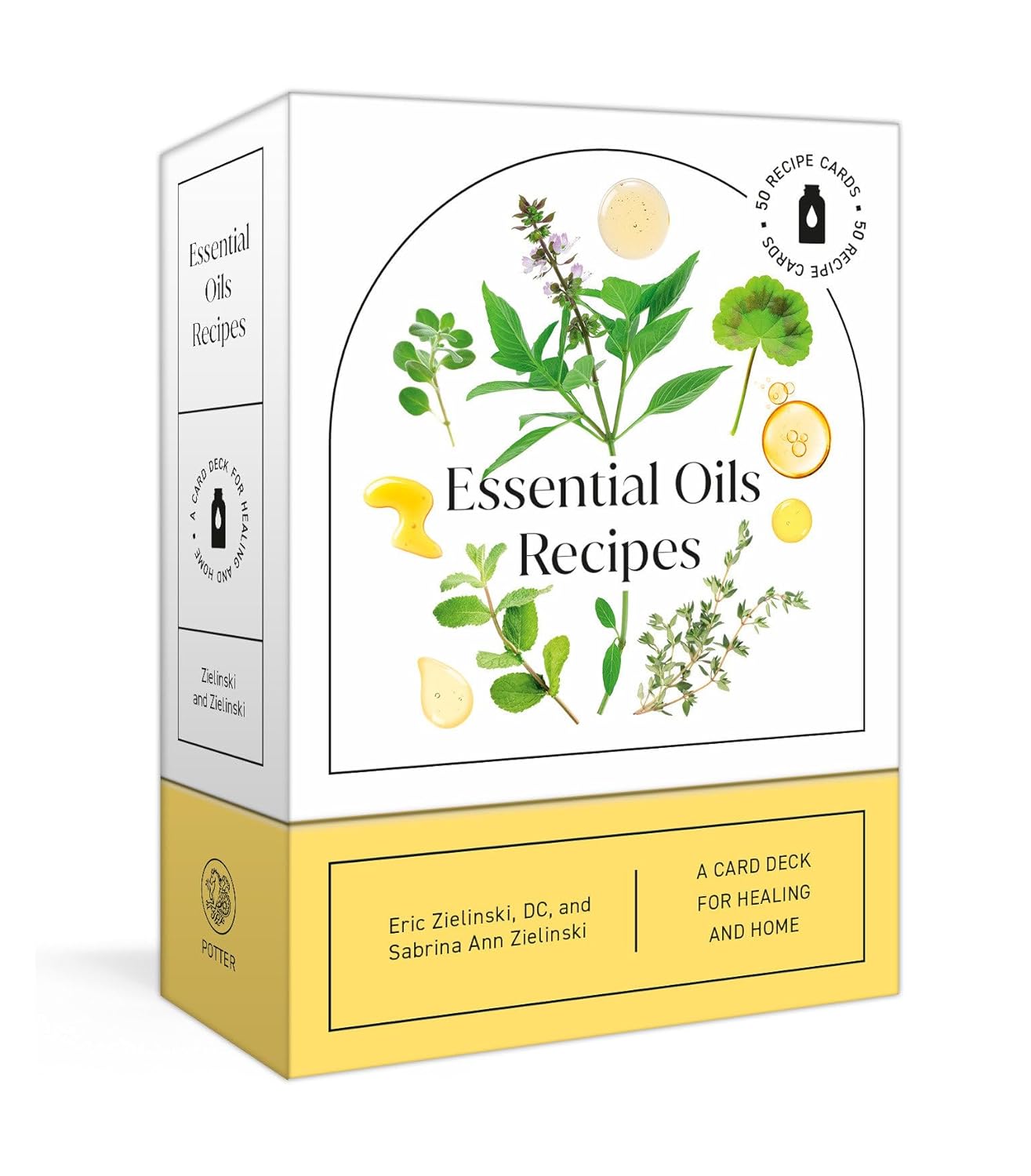 Essential Oils Recipes A 52 Card Deck For Healing And Home 50 Recipes