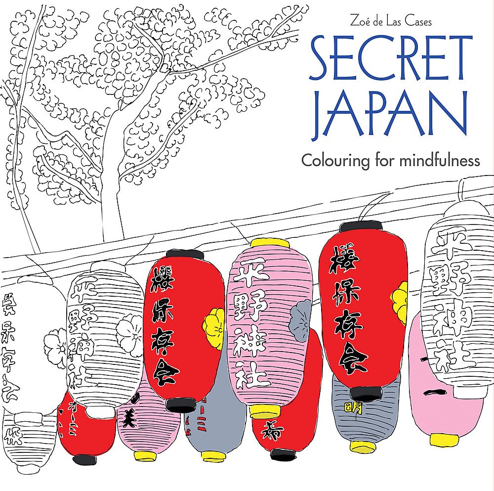 SECRET JAPAN COLOURING FOR MINDFULNESS