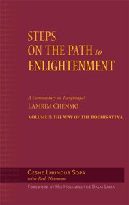 Steps on the Path to Enlightenment A Commentary on Tsongkhapas Lamrim Chenmo Volume 3 The Way of the Bodhisattva Volume 3