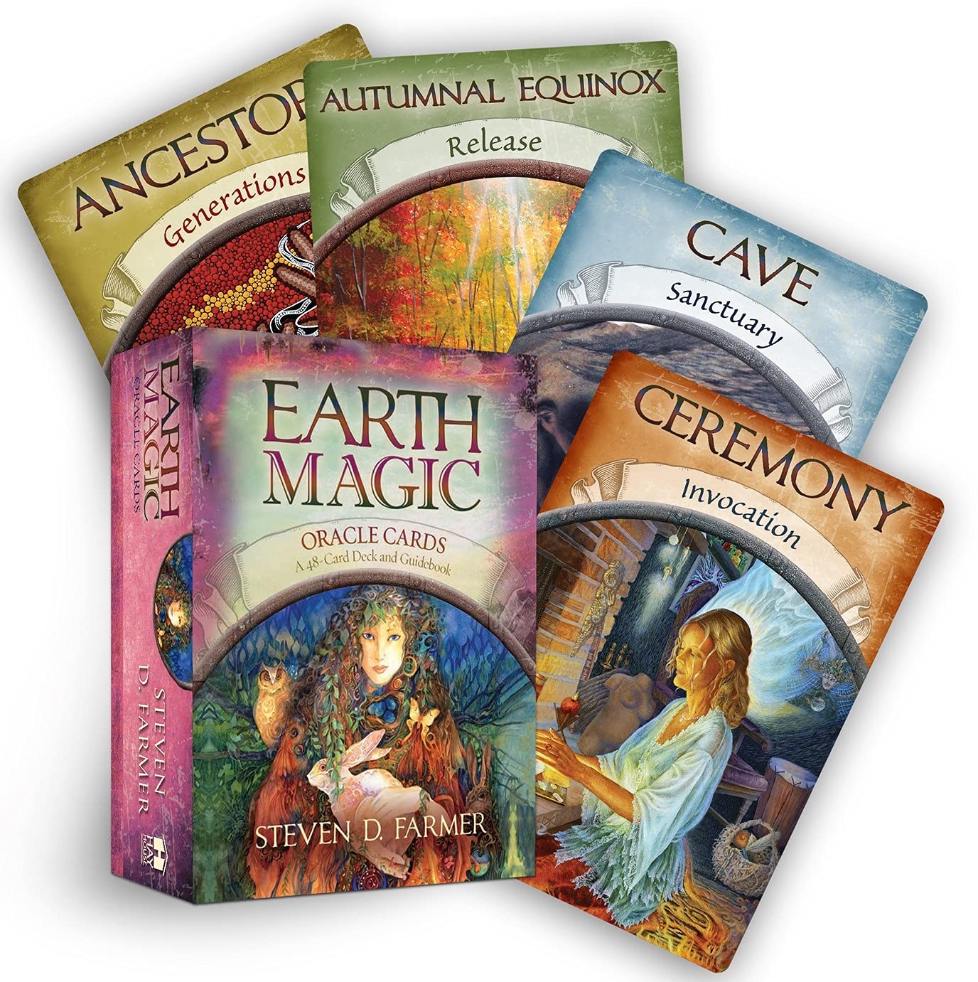 Earth Magic Ancient Shamanic Wisdom for Healing Yourself Others and the Planet A 48 Card Deck and Guidebook