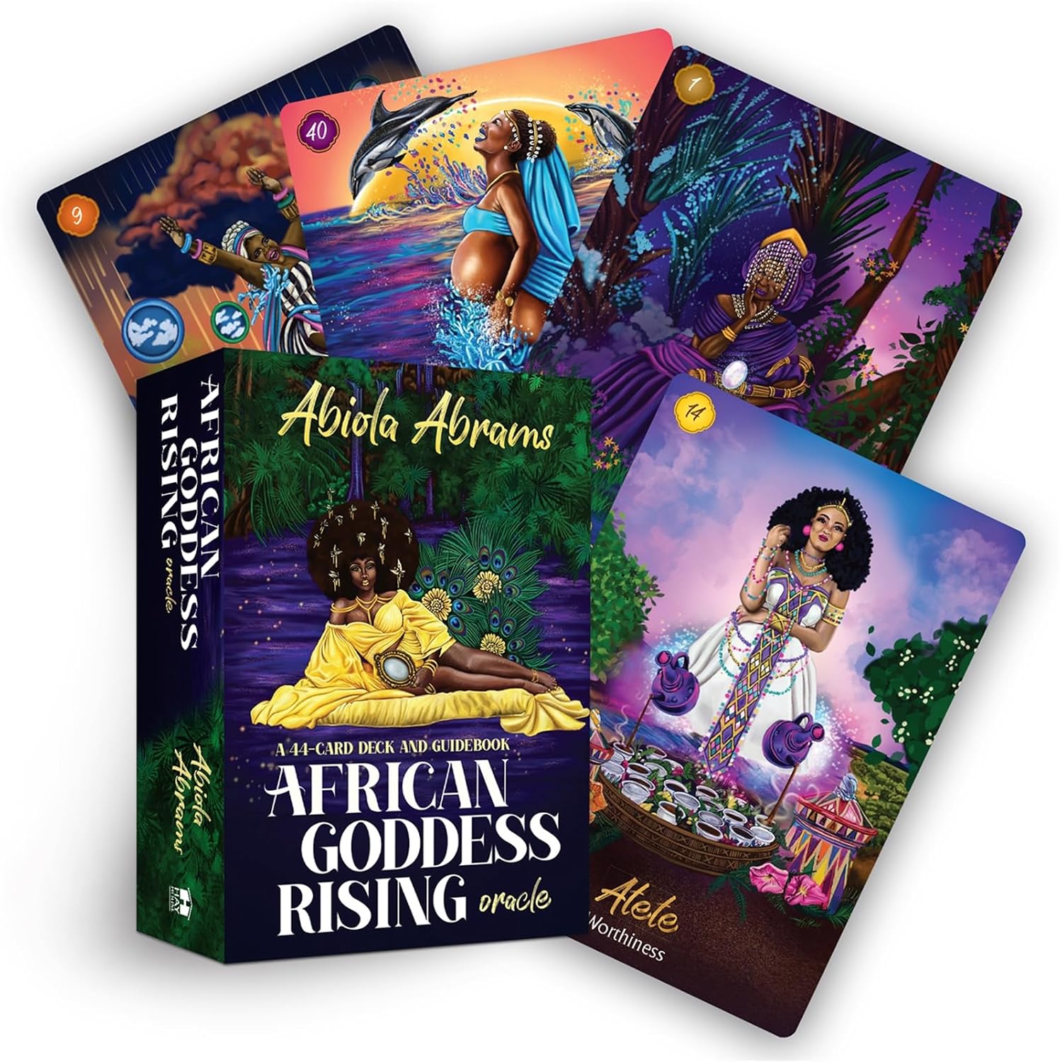 African Goddess Rising Oracle A 44 Card And Guidebook