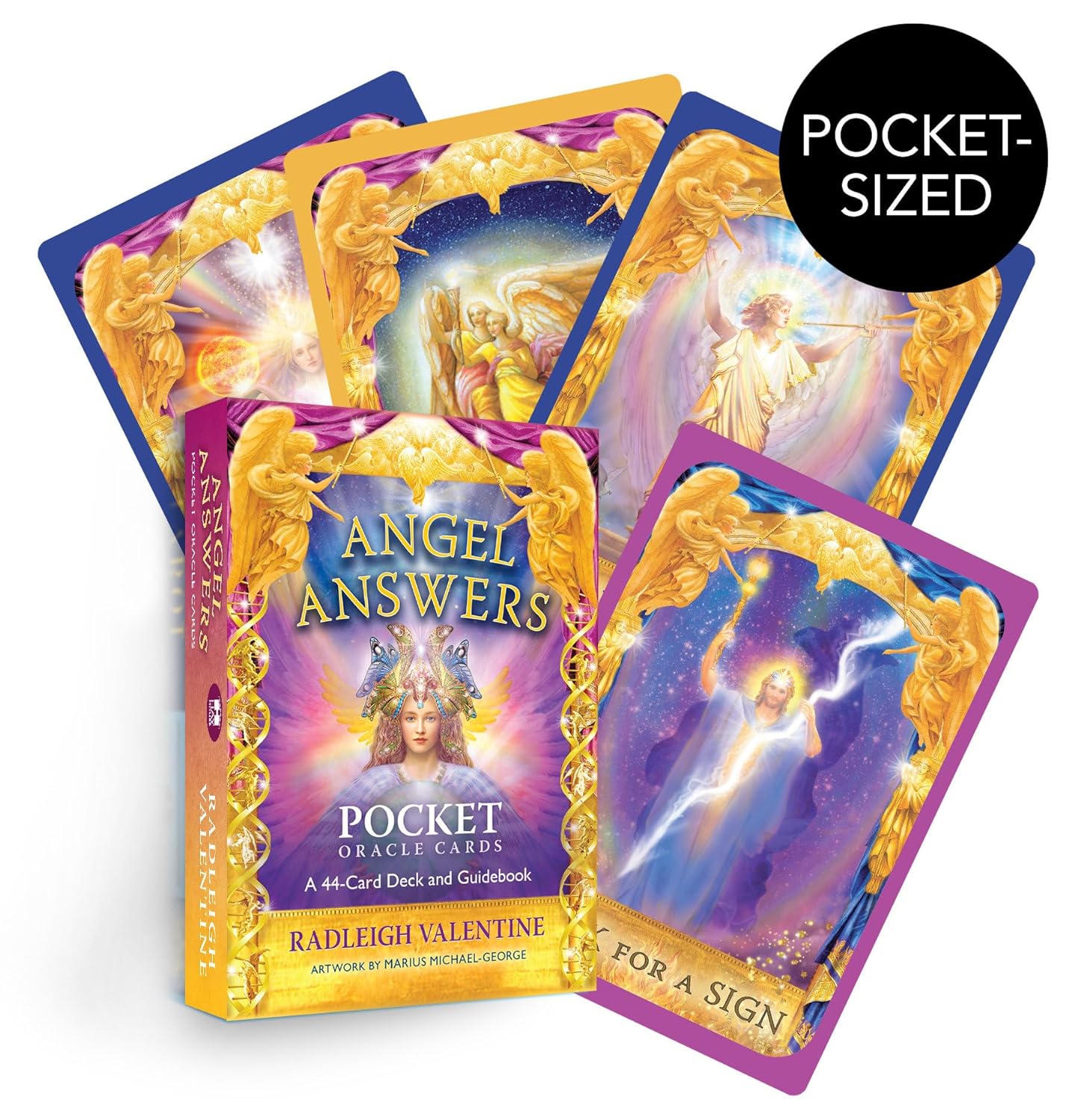 Angel Answers Pocket Oracle Cards A 44 Card Deck And Guidebook
