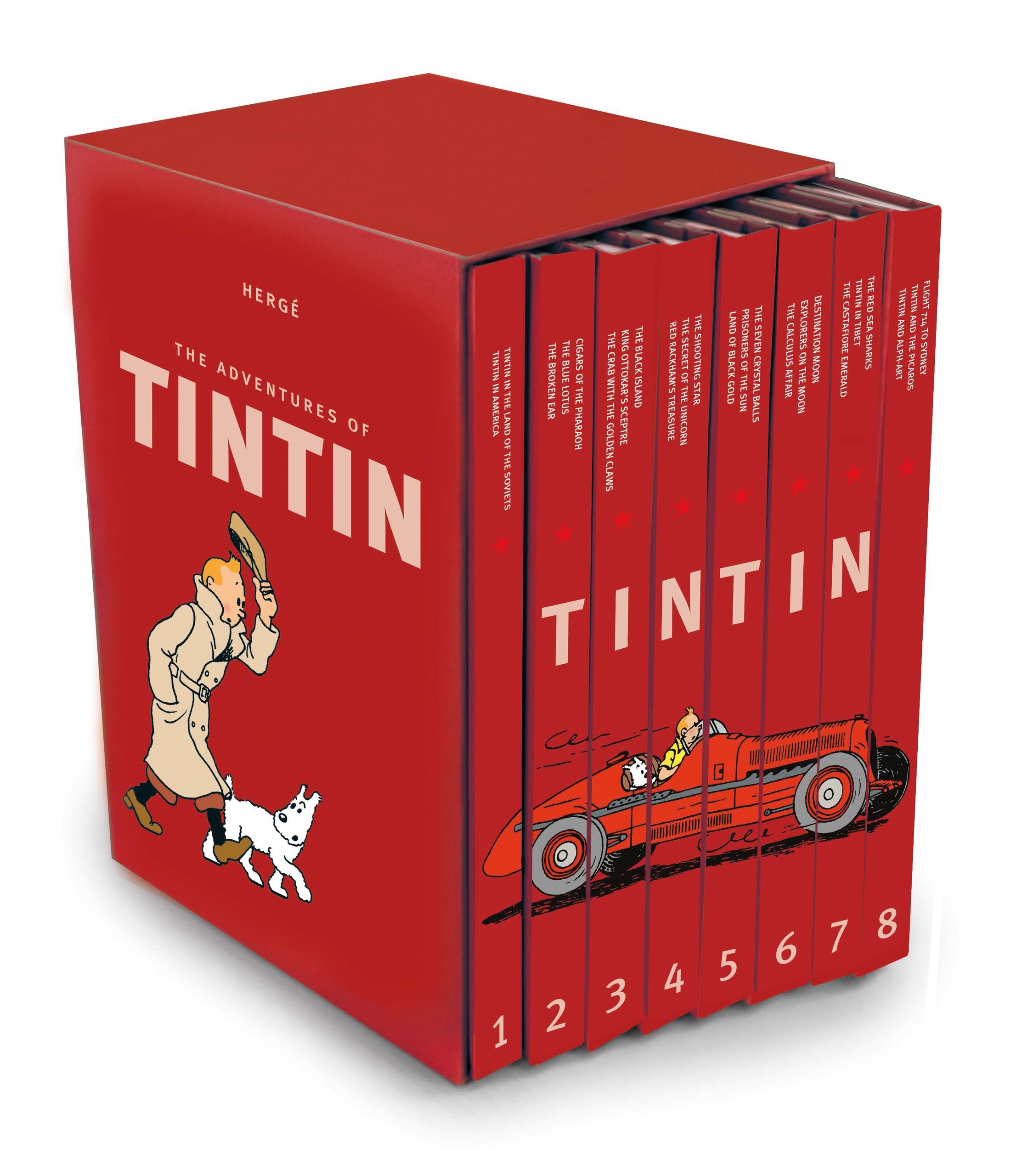 The Adventure Of Tintin Box 8 Volume Set