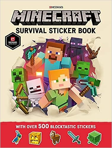 Minecraft Survival Sticker Book