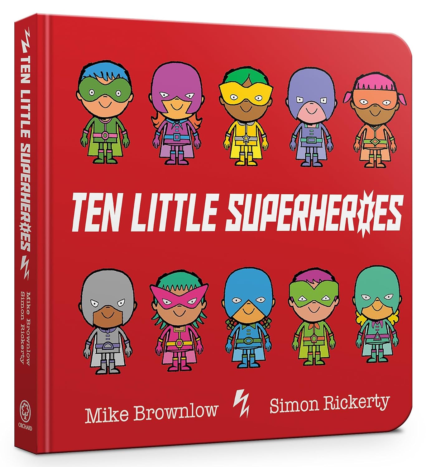 Ten Little Superheroes Board Book