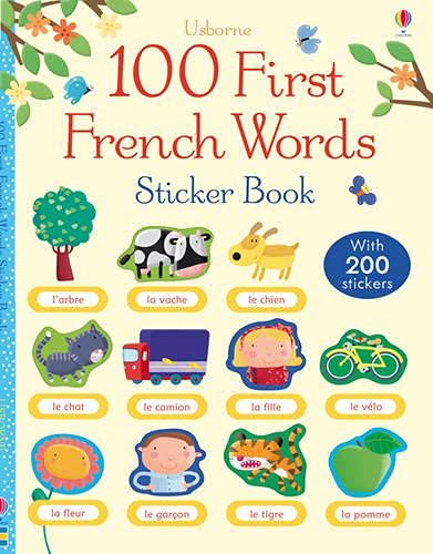 100 First French Words Sticker Book
