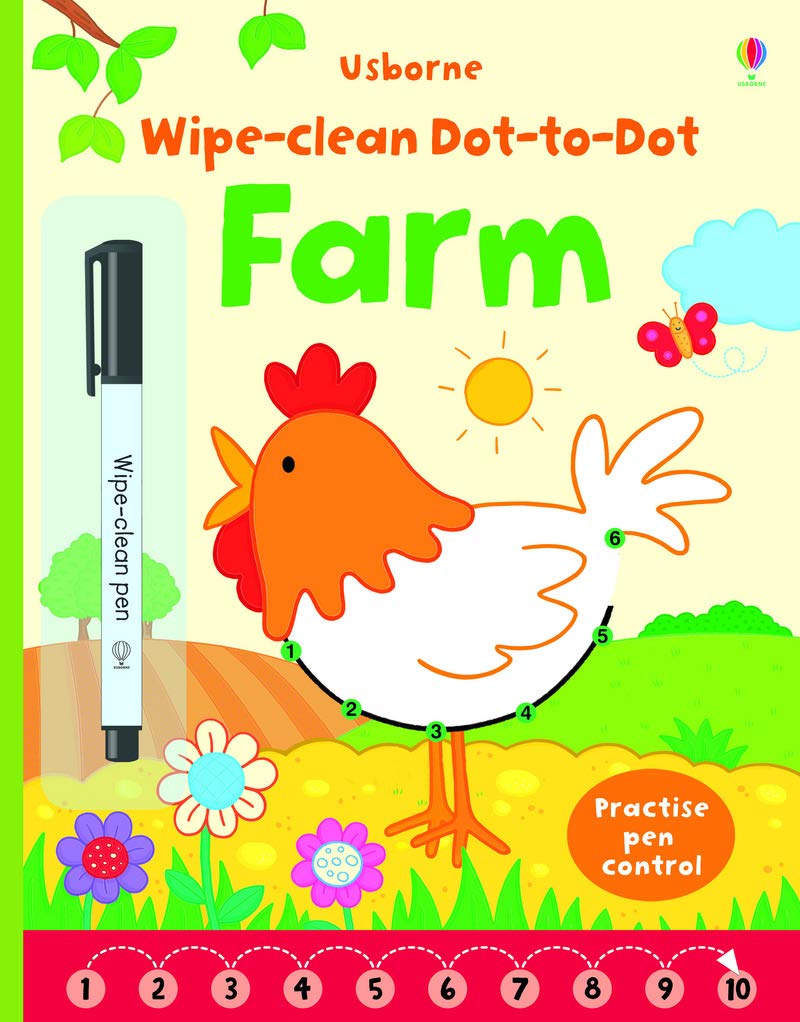 Wipe Clean Dot to dot Farm