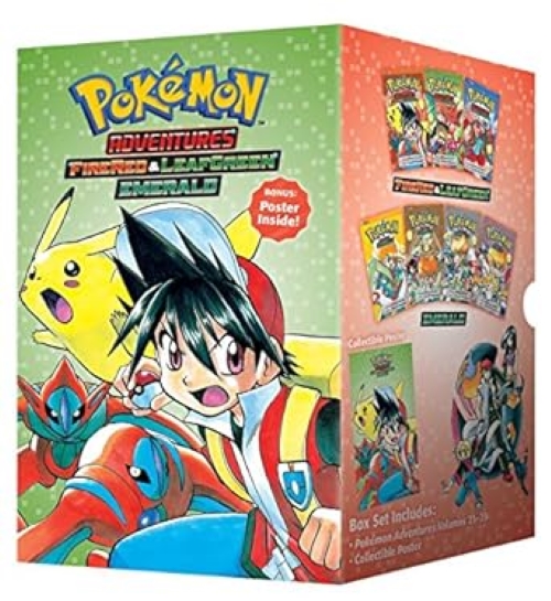 Pokemon Adventures Fire Red & Leaf Green Emerald Box Set Vol. 23-29