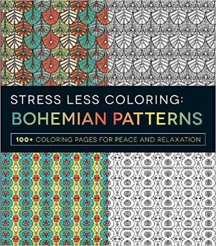 Stress Less Coloring  Bohemian Patterns  Pb