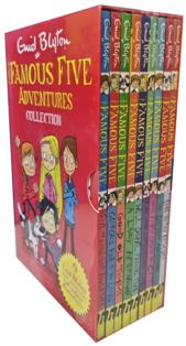 The Famous Five Adventures Collection: Colour Short Stories Slipcase Of 9 Books