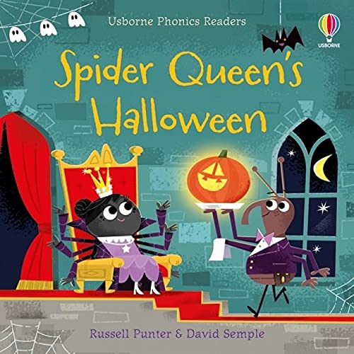 Usborne Phonics Readers Spider Queens Halloween