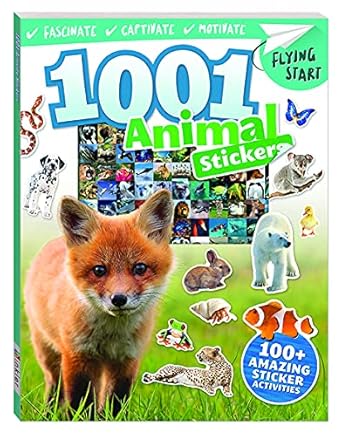 1001 Animal Stickers                              
