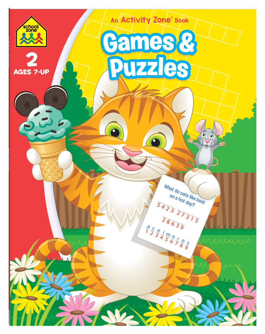 Games And Puzzles An Activity Zone Book Age 7 To Up