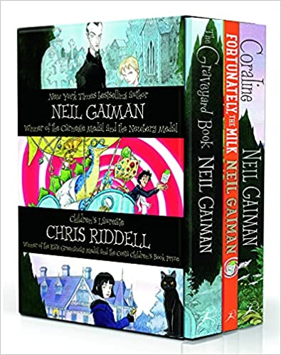 Neil Gaiman And Chris Riddell Box Set Of 3 Books