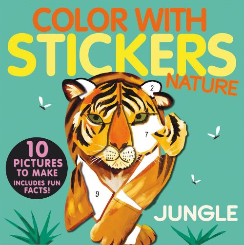 Color With Stickers Jungle Create 10 Pictures With Stickers