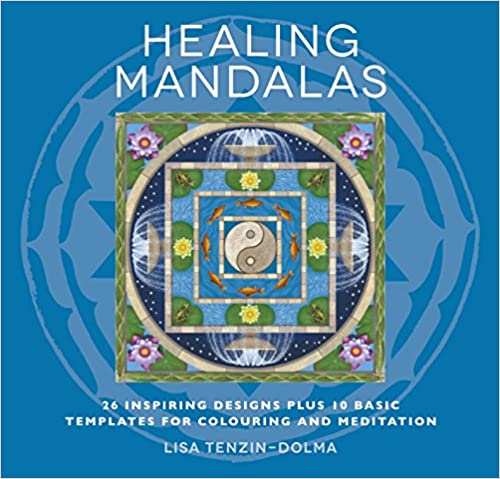 Healing Mandalas Colouring Book BWD