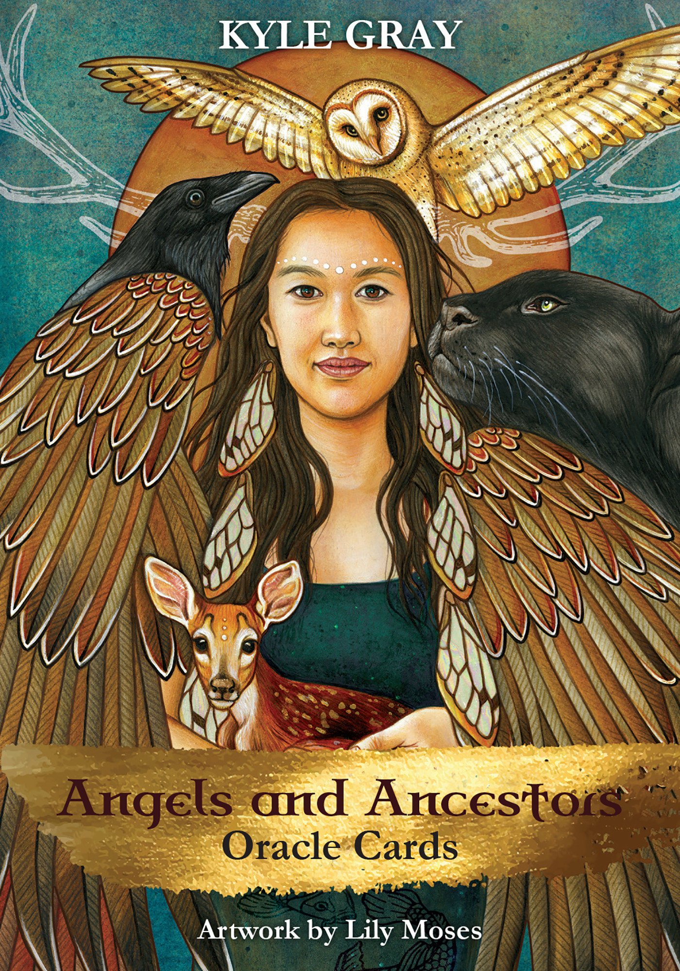 Angels and Ancestors Oracle Cards: A 55-Card Deck and Guidebook 