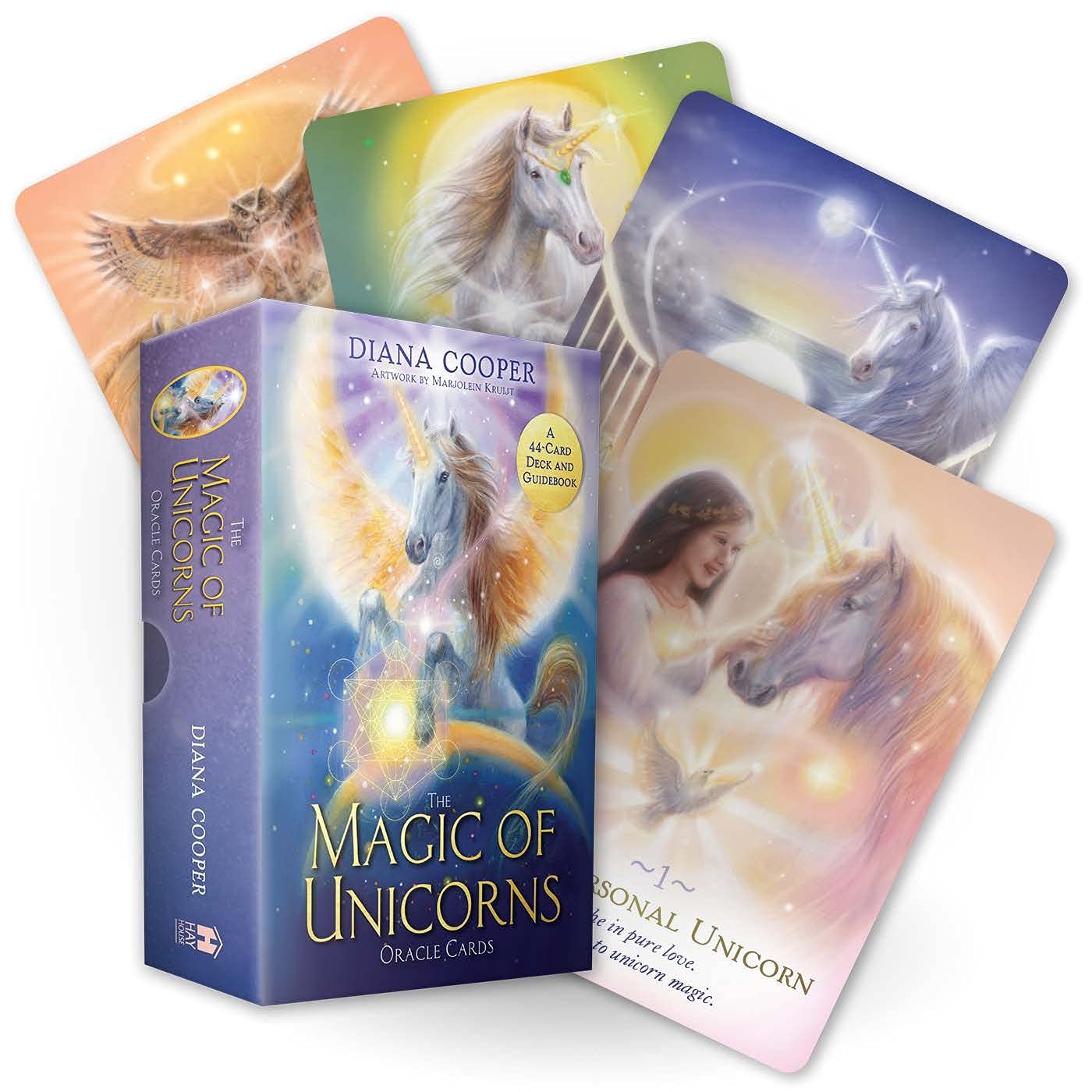 The Magic Of Unicorns Oracle Cards A 44 Card Deck And Guidebook