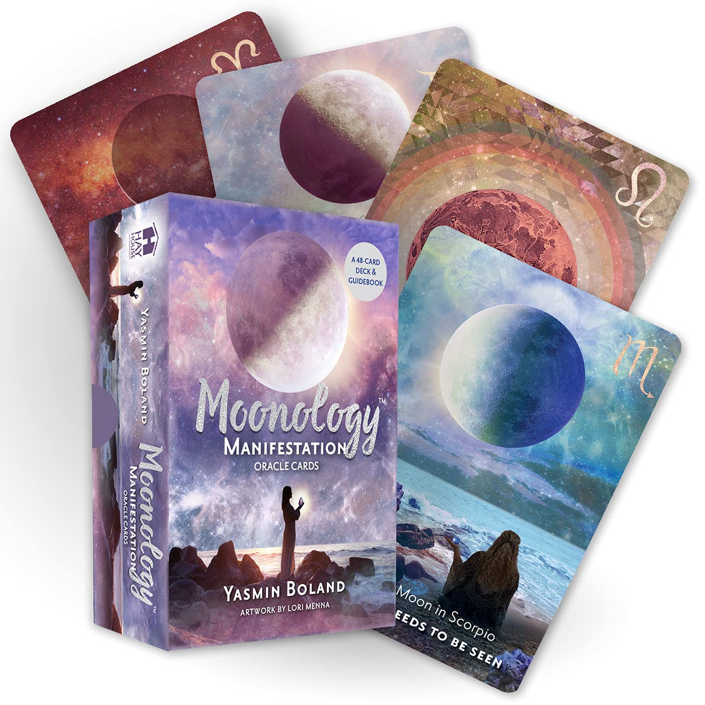 Moonology Manifestation Oracle A 48 Cards Deck