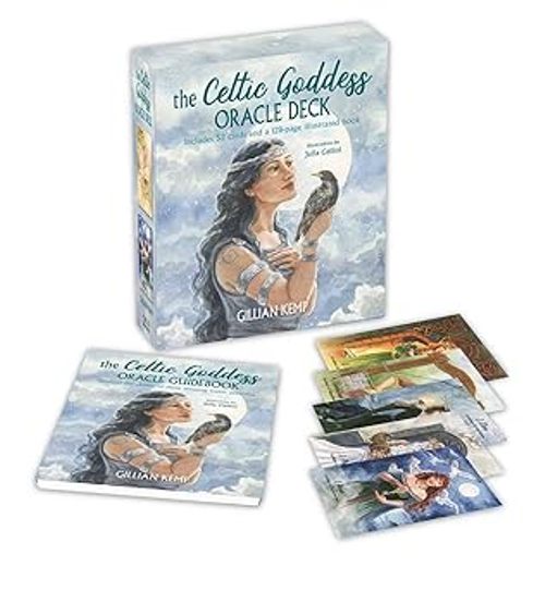 Celtic Goddess Oracle Deck Includes 52 Cards And A 128 Page Illustrated Book