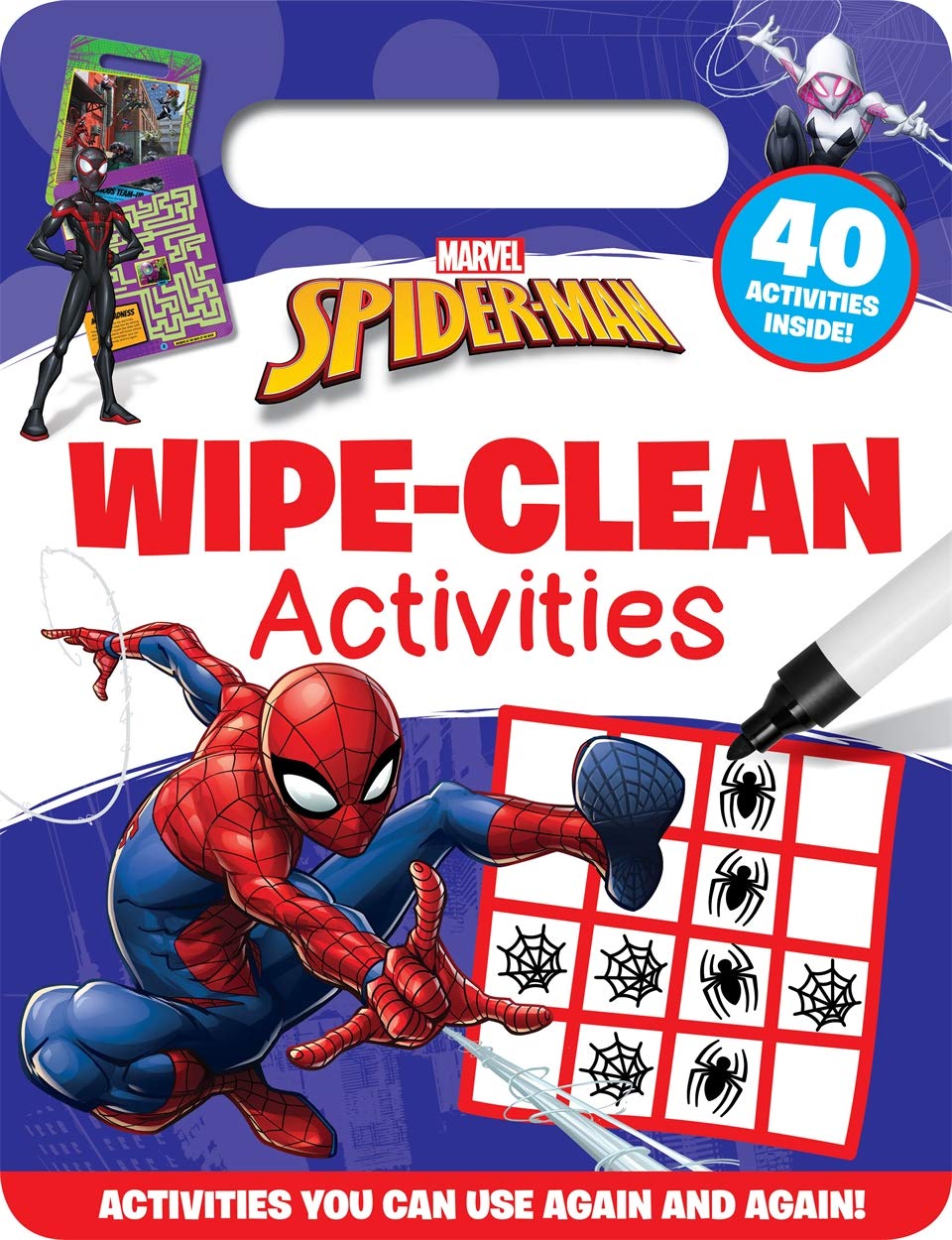 Marvel SpiderMan Wipe Clean Activities