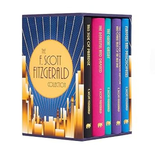 The F. Scott Fitzgerald Collection Deluxe Hardbound Boxed Set Of 5 Books