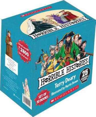 Horrible Histories 10 Books Box Set