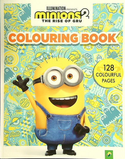 MINIONS 2 COLOURING BOOK BWD