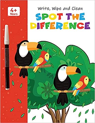 Spot the Difference-WIPE N CLEAN BOOK