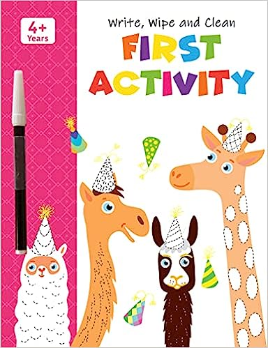 First Activity-WIPE N CLEAN BOOK