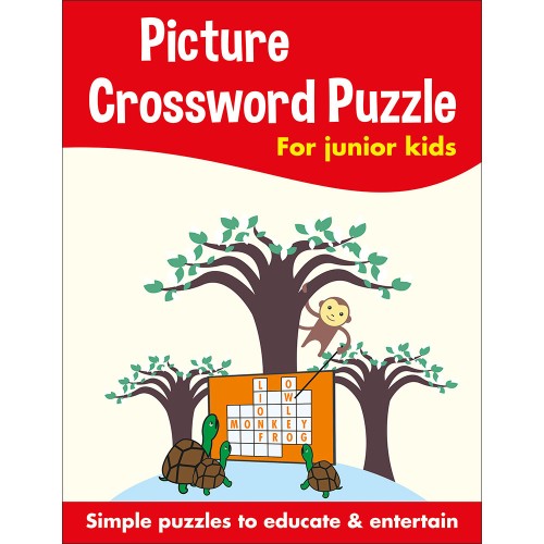 Picture Crossword Puzzles for Junior Kids Red